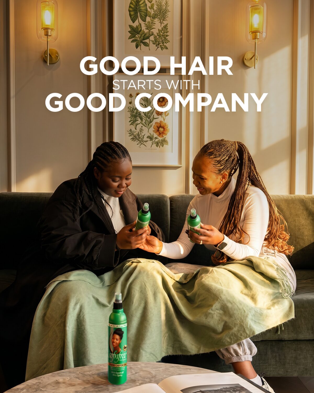 Sofnfree haircare campaign